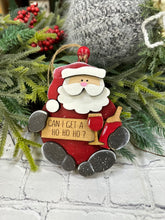 Load image into Gallery viewer, Santa Wine Ornament

