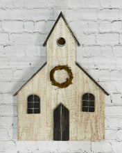 Load image into Gallery viewer, Rustic Church Decor with Rusty Bell
