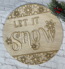 Load image into Gallery viewer, Let It Snow Door Hanger DIY Kit
