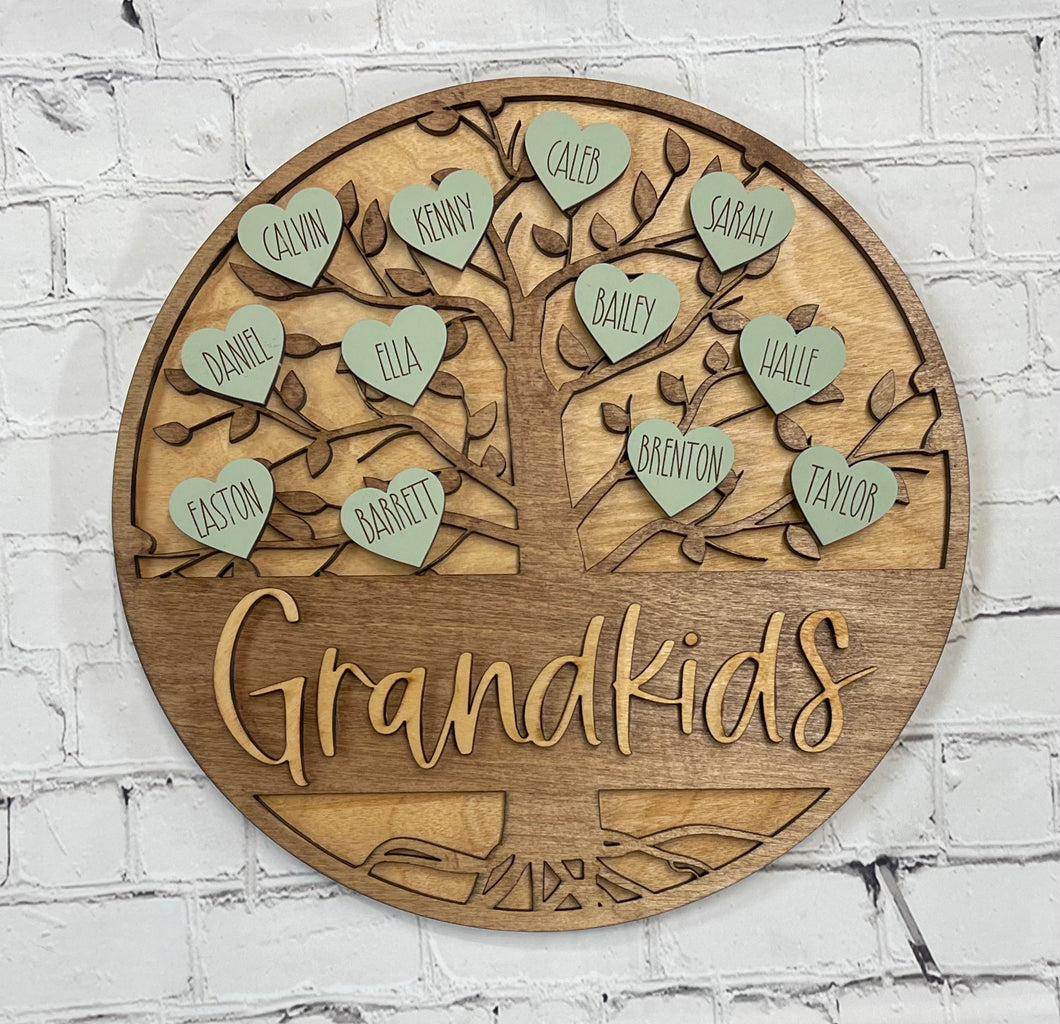 Personalized Family Tree DIY Blanks