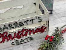 Load image into Gallery viewer, Personalized Christmas Crate
